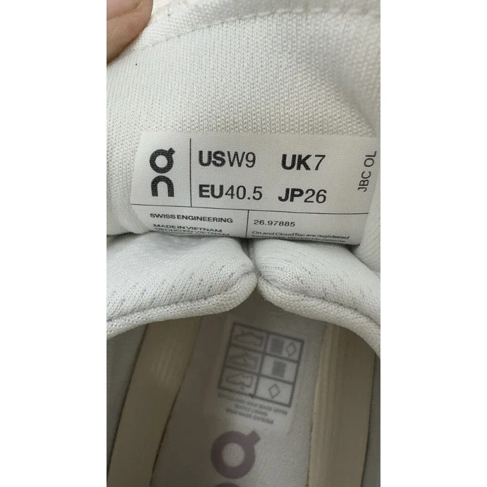 On Cloudnova White Sand Beige Cloudtec Athletic Sneakers 26.98488 Women’s US 8.5